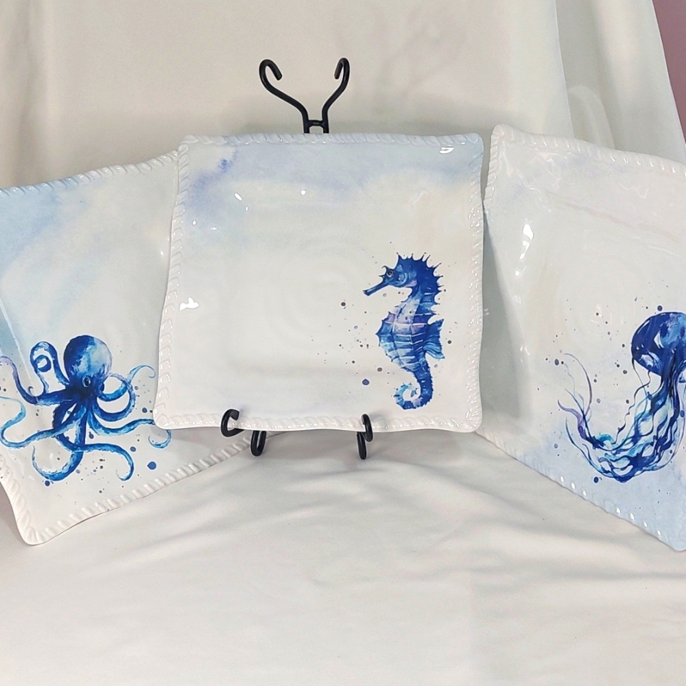 Secret Celebrity Melamine Plates, Set of 3